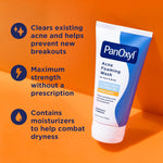 PanOxyl acne foaming wash, 10% benzoyl peroxide maximum strength, antimicrobial, 5.5 oz