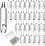 Mudder 100 Pcs Mini Christmas 2.5 Volt Replacement Light Bulbs for Christmas Trees Decorative Light Supplies Indoor Outdoor Xmas Decor, 0.17 Ampere, 0.42 Watt (Clear)