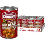 Campbell's Chunky Chili Mac Soup, 18.8 Ounce Can, High-Protein Canned Soup for Game Day Snacks