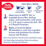 Betty Crocker Au Gratin Casserole Potatoes, Made with Real Cheese, Twin Pack, 8 oz