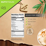 NUT CRAVINGS - Dried Apple Rings Slices, No Sugar Added - Chewy Soft Texture (16oz, 1 LB) Sweet Healthy Snack, Vegan, Kosher, Resealable Bag