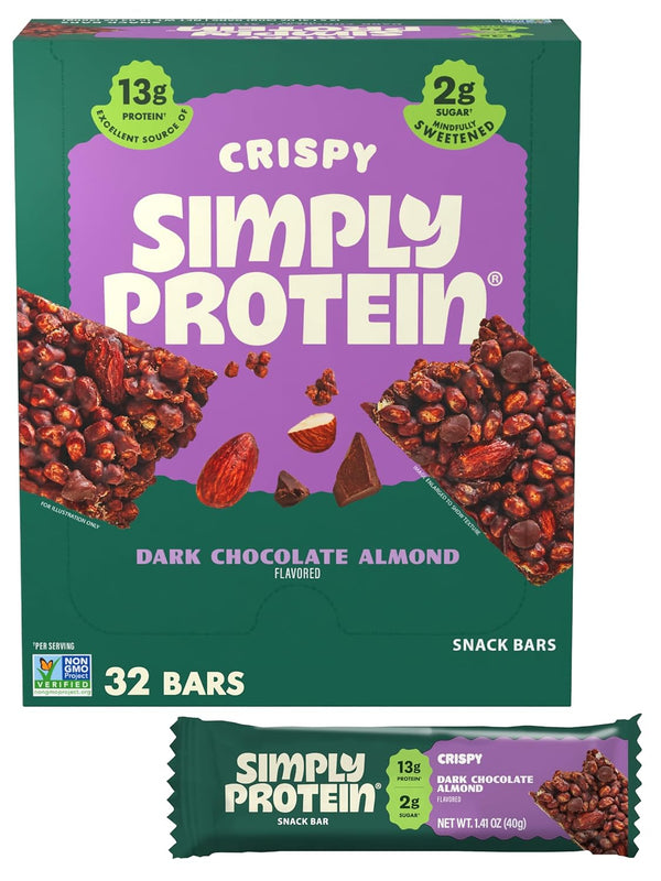 Simply Protein Crispy Vegan Protein Bars Variety Pack