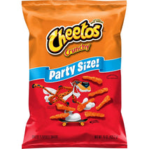 Cheetos Crunchy Party Size Bag, 15 Oz, Cheese-Flavored Snacks
