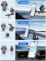 qifutan dash mounted holders universal phone holder for car windshield dashboard