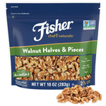 Fisher Chef's Naturals Walnut Halves & Pieces 16 oz for Baking and Cooking