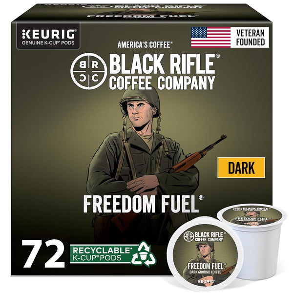 Black Rifle Coffee Company Dark Roast Coffee Pods, 100% Arabica, 84 Count