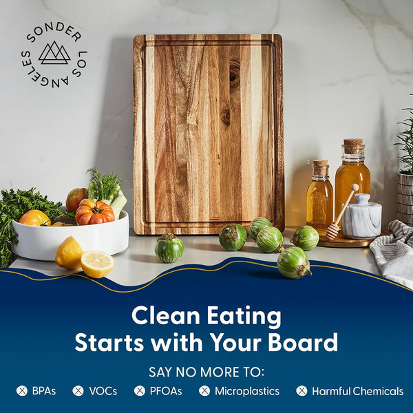 Sonder Los Angeles Winsome Acacia Wood Cutting Board for Kitchen