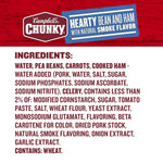 Campbell's Chunky Hearty Bean Soup with Ham, 19 Oz Can, Protein Rich, Microwaveable, Pantry Staple