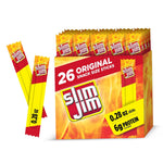 Slim Jim Original Flavor Snack Sticks, 26 Count, 0.28 oz Each