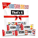 That's it. Mini Fruit Bars Variety 35 Pack No Sugar Plant-Based Vegan Gluten Free