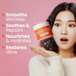SeoulCeuticals 97.5% snail mucin moisturizer cream, cruelty free, K beauty skincare day and night repair cream, 2 oz