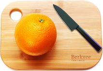 Berkvee small bamboo cutting board set, 2 PCs, FSC-certified, lightweight, BPA free
