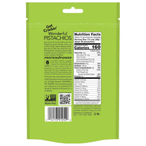 Wonderful Pistachios No Shells, Roasted & Salted Nuts, 12 Oz Resealable Bag, Protein Snack