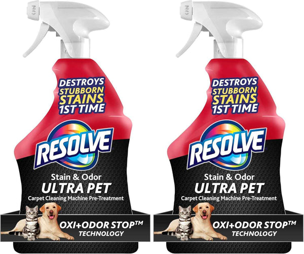 Resolve Ultra Pet Carpet Cleaner Spray – for Removal of Pet Stains & Odors, 32oz