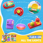 54-in-1 English & Spanish Busy Board Montessori Toys Gift for 1 2 Year Old Boys, Educational Montessori Toddler Boys Toys, Christmas Toys Gifts Toy for 1 Year Old Boy,1 2 Year Old Boy Toys Gifts