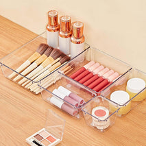 13-Piece Drawer Organizer Set with Non-Slip Pads for Desk, Bathroom, and Kitchen