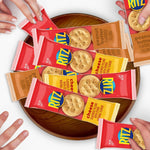 RITZ Peanut Butter and Cheese Sandwich Crackers Variety Pack, 32 Snack Packs