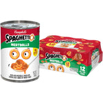 SpaghettiOs Canned Pasta with Meatballs, 12 Pack, 15.6 oz Can, No Artificial Colors, No MSG