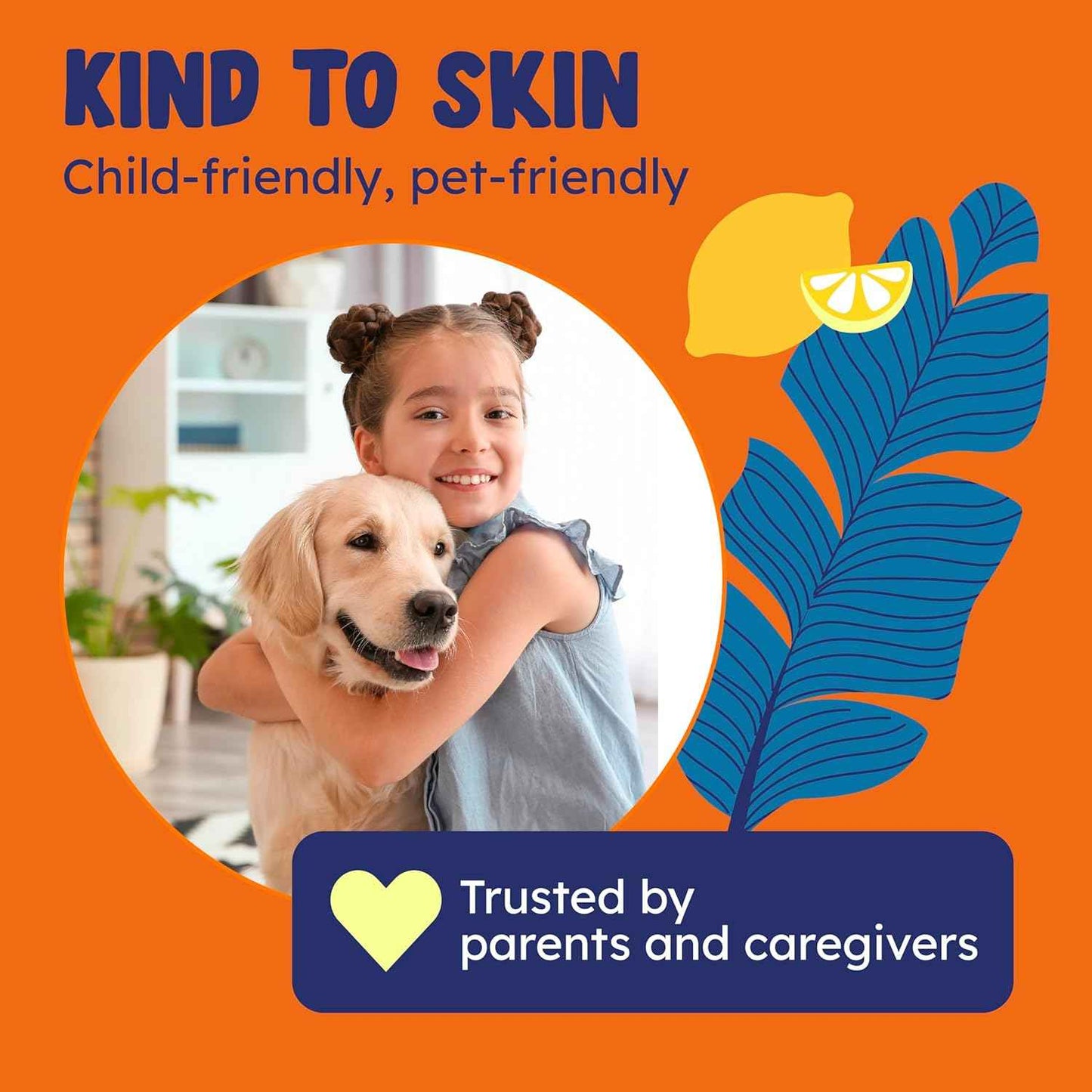 Originally Yellow Plant-Based Kitchen Cleaner | Powered by Natural Vinegar & Infused with Organic Lemon | Multipurpose Kitchen Counter Cleaner Works on Tile, Wood, Granite, & Marble, 16 Fl Oz (3-Pack)