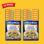 StarKist Premium White Chicken - 2.6 oz Pouches, Pack of 12