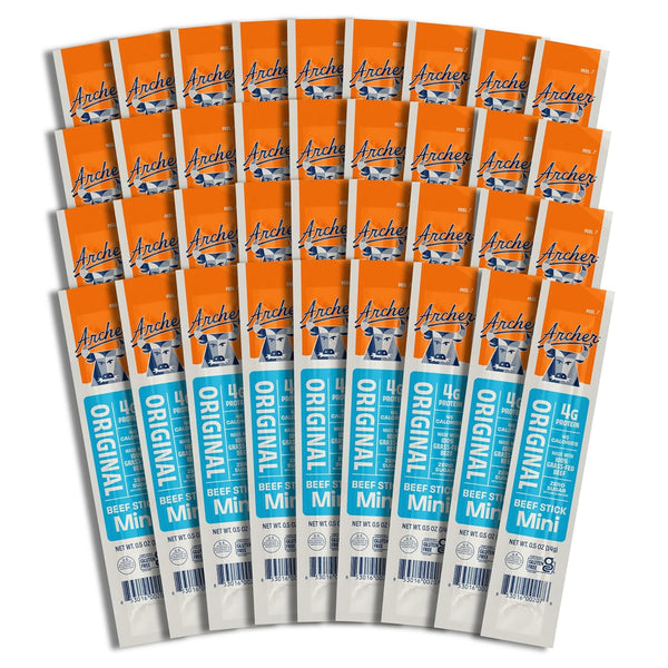 Grass Fed Beef Jerky Sticks Individually Wrapped in Bulk