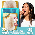 Legendary Foods 22g Protein Pastry, Frosted Cinnamon, Low Carb, Gluten Conscious, Keto Snack, 8 Pack