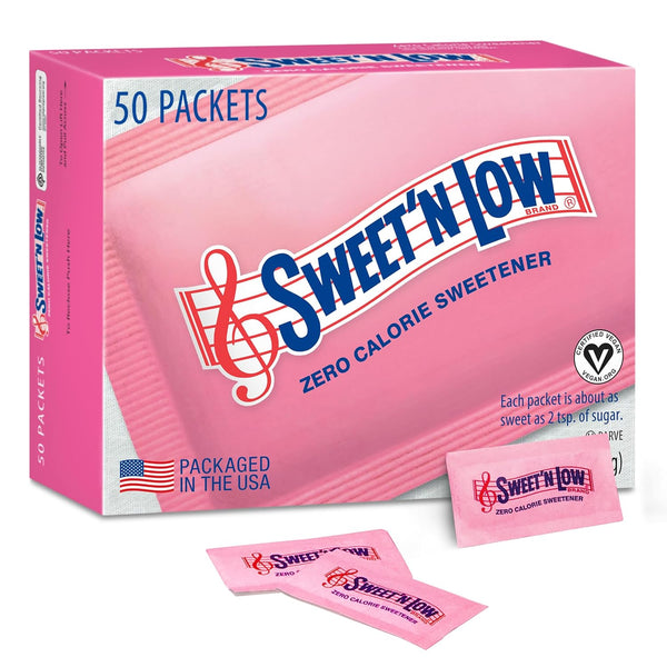 Sweet'N Low Zero Calorie Sweetener Packets, 400 Ct, Kosher & Gluten Free, Low Glycemic Index