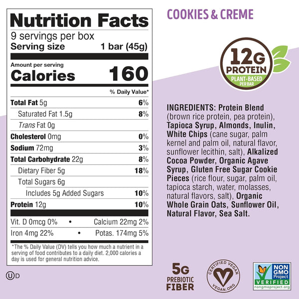 Lenny & Larry's Cookie-fied Protein Bars - 9 Count Box