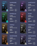 Rossi Caffe Espresso Coffee Pods Variety Pack for Nespresso Original Machines