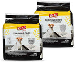 Glad for Pets Black Charcoal Puppy Training Pads with Odor Control and Pheromone Attractant, Leak Resistant Dog Potty Pads for House Training Puppies and Dogs, 23 x 23 in, 50 Count