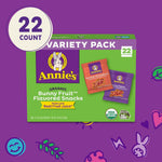 Annie's Organic Bunny Fruit Snacks Variety Pack 15.4 oz 22 ct Gluten Free Snack