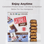 Organic Mini Chocolate Covered Peanut Butter Protein Bars, 18 Count, 1.05 Ounce Each