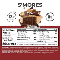 Power Crunch Protein Energy Wafer Bars, S'Mores, 1.4 Ounce, 12 Count