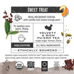 Numi Organic Chocolate Pu-erh Tea, 16 Dark Tea Bags, Aged Yunnan Pu-erh Tea with Cocoa