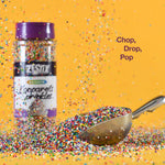 Rainbow Nonpareils Sprinkles 10 oz - Kosher Mini Round Sprinkles for Baking, Cupcakes, Cookies, Cakes, Ice Cream and Cake Decorations