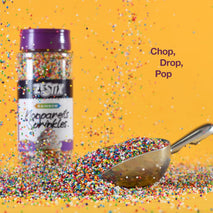 Rainbow Nonpareils Sprinkles 10 oz - Kosher Mini Round Sprinkles for Baking, Cupcakes, Cookies, Cakes, Ice Cream and Cake Decorations