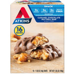 atkins caramel chocolate nut roll protein snack bars 7g protein 16 count