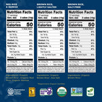 Lundberg Thin Brown Rice Cakes Variety 3-Pack, Regenerative Organic Certified, 6 Oz Ea