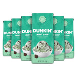 Dunkin' Donuts French Vanilla medium roast coffee, 12 Oz bag, ground, artificially flavored, versatile brewing, at home