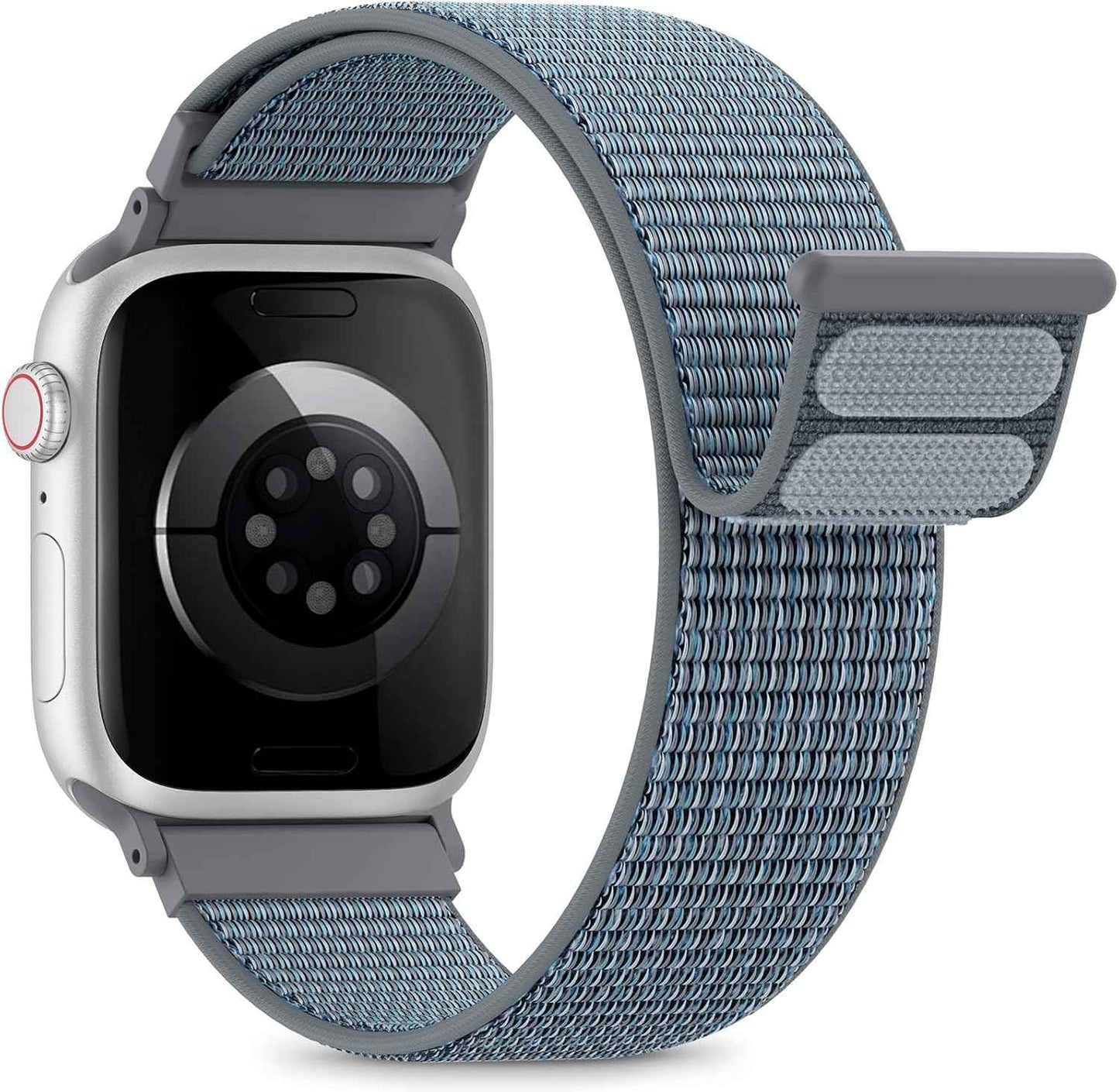 Nylon Loop Sport Band Compatible with Apple Watch Bands 44mm 45mm 46mm 49mm 42mm for Women Men, iWatch Wrist Straps for Ultra 3 2, Se, Series 11 10 9 8 7, Breathable, Soft Band Ideal for Outdoor