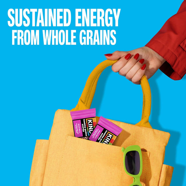 KIND Grains Energy Bars, Mixed Berry, Gluten Free, 10 Count