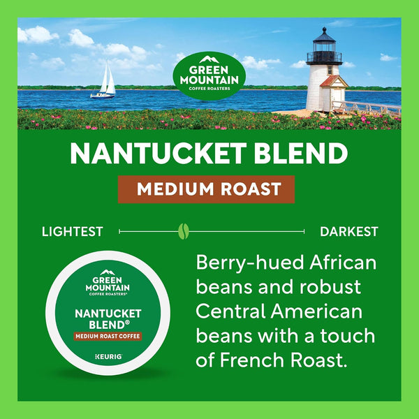 Green Mountain Coffee Nantucket Blend Keurig Single-Serve K-Cup Pods, 96 Count