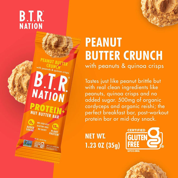 B.T.R Nation Vegan Keto Plant Based Protein Bars - 12 Count, Low Carb, Gluten Free, No Sugar Alcohols, Dairy, Soy