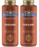 Ghirardelli 16 oz Caramel Sauce Squeeze Bottle for Lattes, Milkshakes, and Desserts, Pack of 1