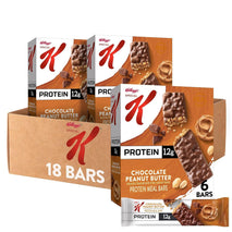 Special K Bar Protein Meal Bars, 12g Protein, Chocolate Peanut Butter, 3 Boxes 18 Bars