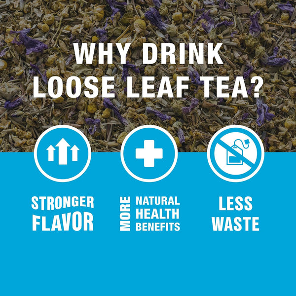 Tiesta Tea Lavender Chamomile Herbal Tea Loose Leaf 25 Cups 0.9 Ounce Resealable Pouch