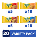 belVita Breakfast Biscuits Variety Pack, 4 Flavors, 30 Total Packs, 6 Boxes