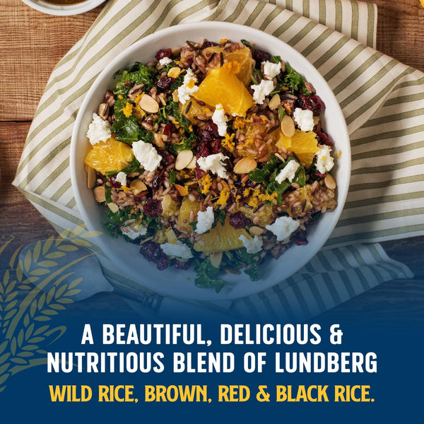 Lundberg Regenerative Organic Wild Blend Rice - Brown, Red & Black, 32 Oz