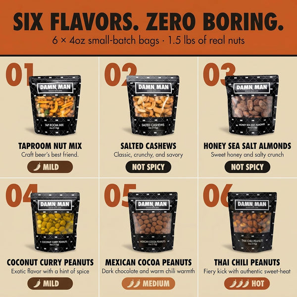 Gift Baskets for Men with Nuts Variety