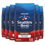 Seattle's Best 6th Ave Bistro Dark Roast Ground Coffee, 3 x 12 oz Arabica Bags